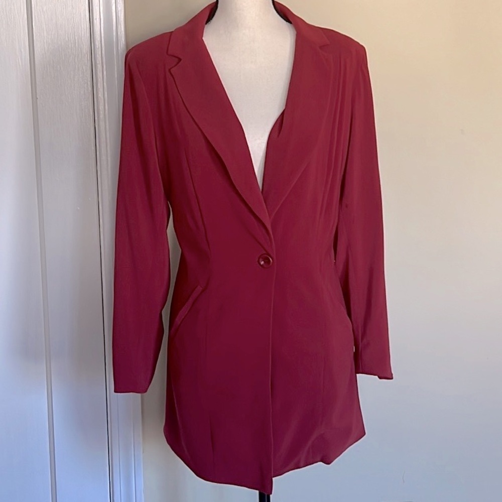 Torrid Studio Crepe Longline Blazer